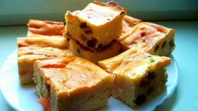 Запеканка с сухофруктами без сахара