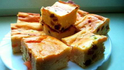 Запеканка с сухофруктами без сахара