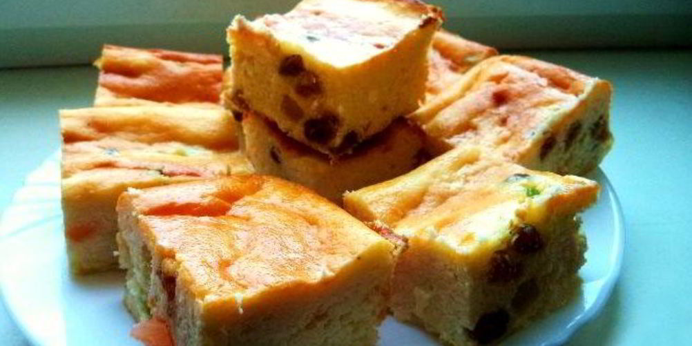 Рецепт запеканка с сухофруктами без сахара