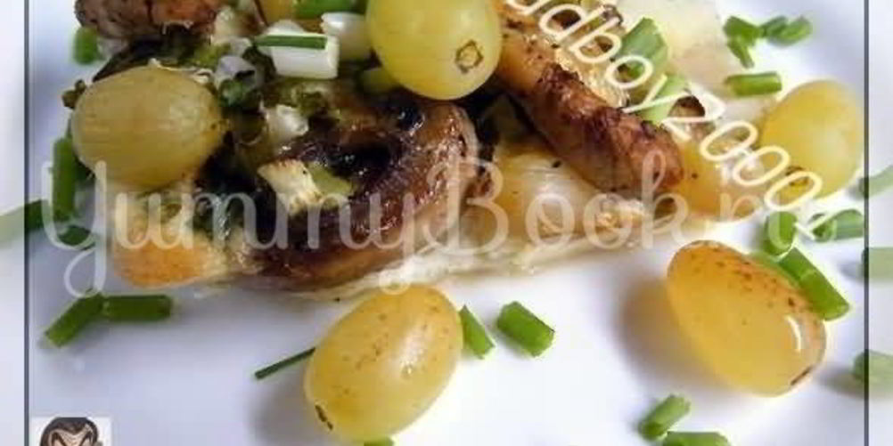 Рецепт запеканка с виноградом и грибами