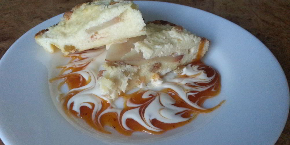 Рецепт запеканка творожная с грушей