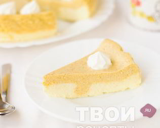 Запеканка творожная с тыквой