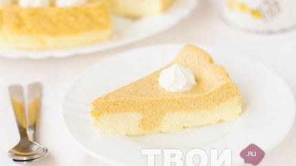 Запеканка творожная с тыквой