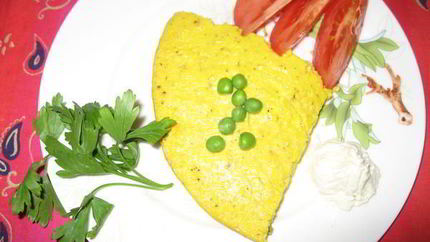 Запеканка творожно-овощная Тыква и горошек