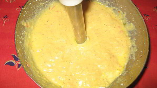 запеканка творожно-овощная тыква и горошек