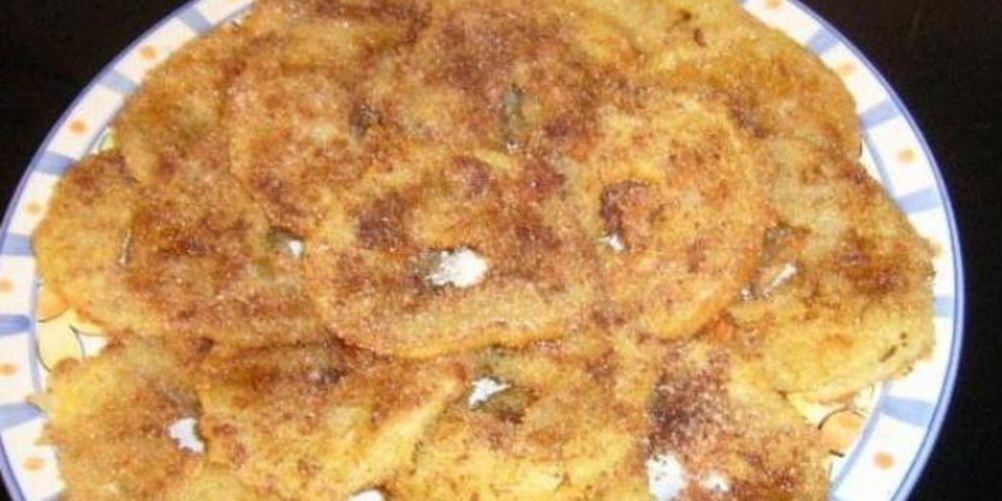 Рецепт жареные яблоки в тесте