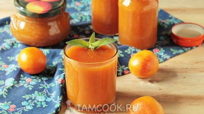 Абрикосовый сок с мякотью на зиму