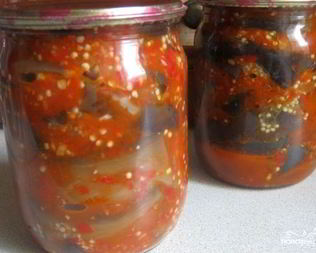 Баклажаны на зиму Тещин язык