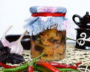 Баклажаны по-грузински на зиму