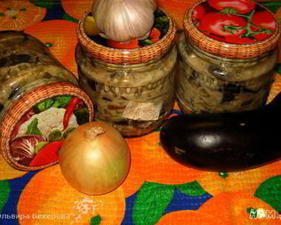 Баклажаны в майонезе на зиму