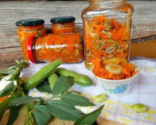 Бобы на зиму