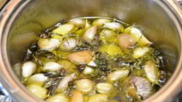 чеснок в масле на зиму