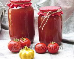 Домашний томатный сок на зиму