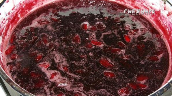 ежевичный джем без косточек с яблоками