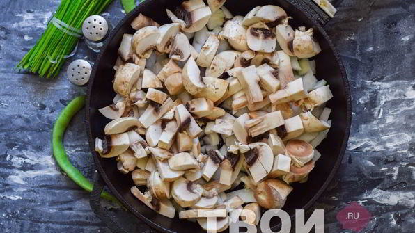 фасоль с грибами на зиму