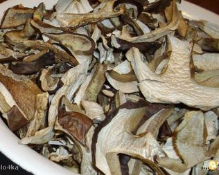 Грибы сушеные