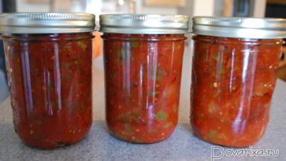 Кабачки в томате на зиму