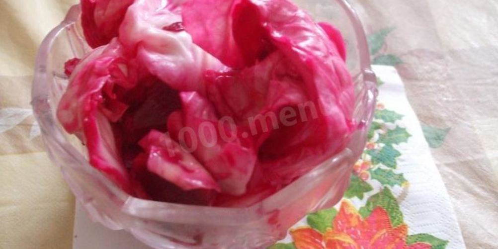 Рецепт капуста со свеклой в банках