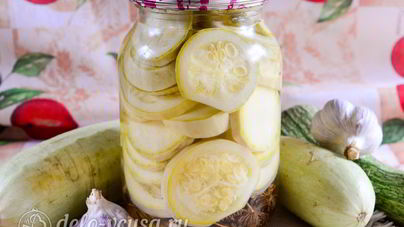 Хрустящие кабачки на зиму