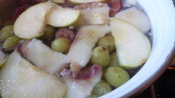 душистый компот с мятой