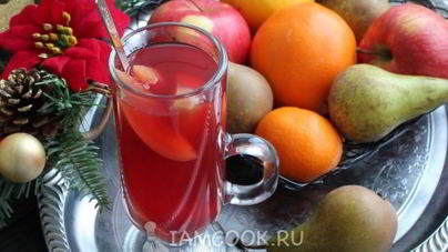 Глинтвейн безалкогольный из компота