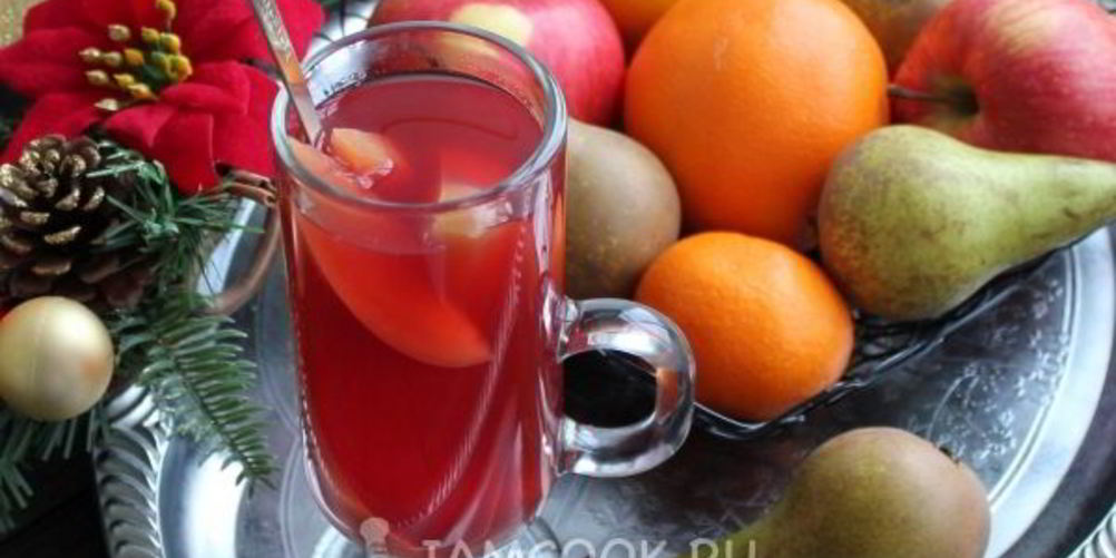 Рецепт глинтвейн безалкогольный из компота