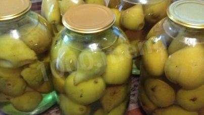 Грушевый компот из целых груш на зиму