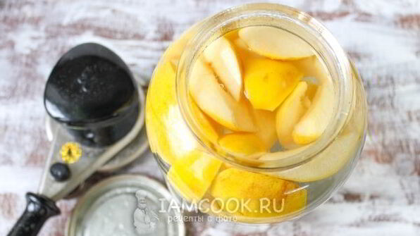 компот из айвы на зиму без стерилизации