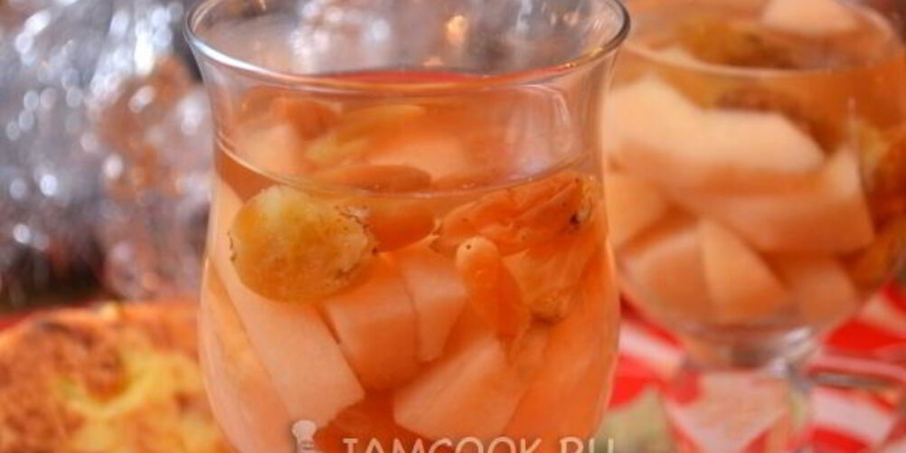 Рецепт компот из айвы