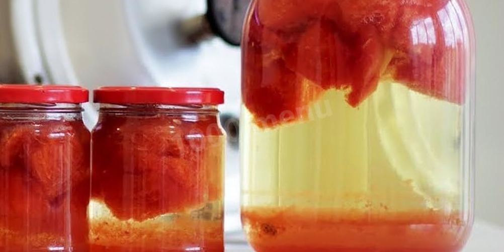 Рецепт компот из арбуза на зиму