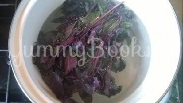 компот из базилика и лимона