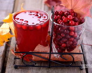 Компот из брусники