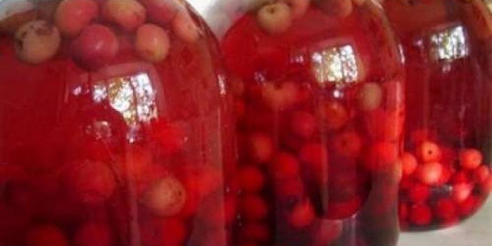 Рецепт компот из черешни на зиму