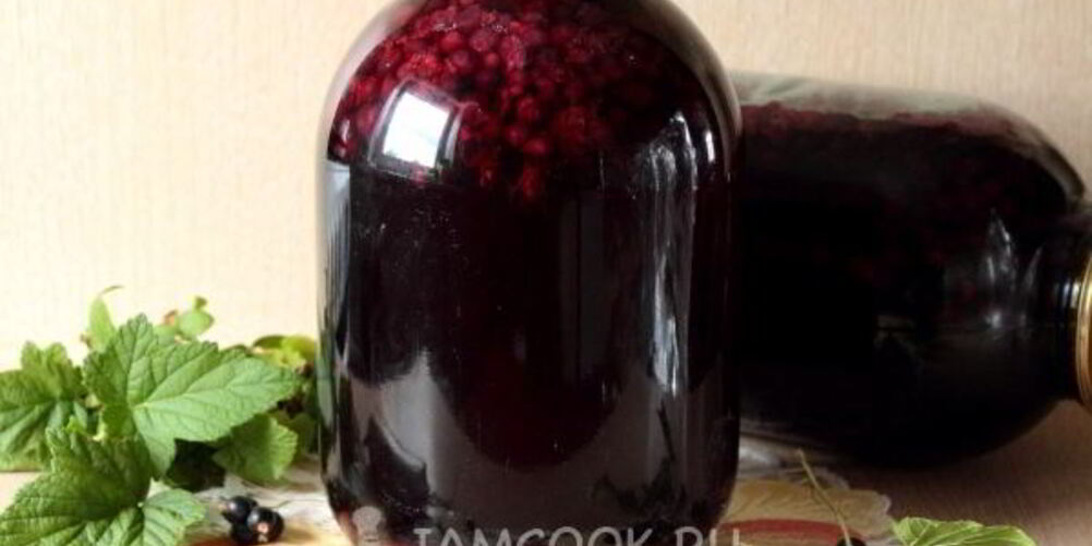 Рецепт компот из черной смородины на зиму