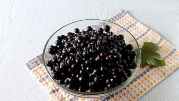 компот из черной смородины на зиму