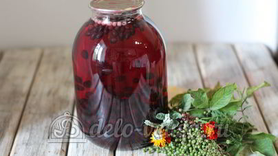 Компот из черной смородины