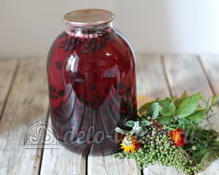 Компот из черной смородины