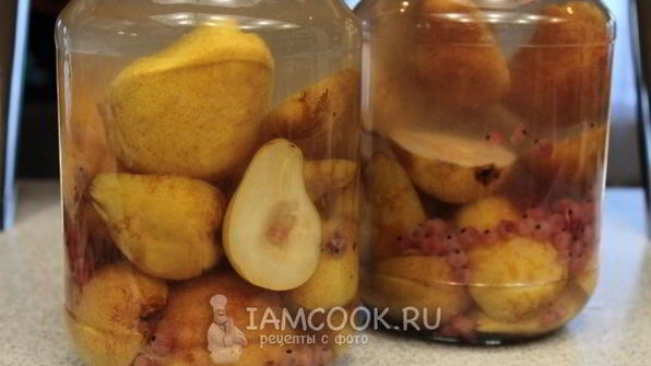 компот из груш на зиму без стерилизации