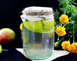 Компот из груш на зиму