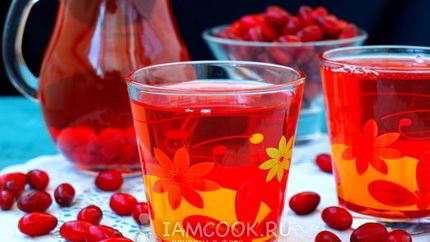 Компот из кизила