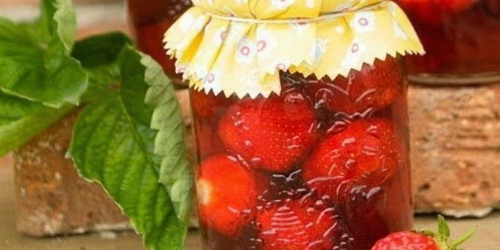 Рецепт компот из клубники