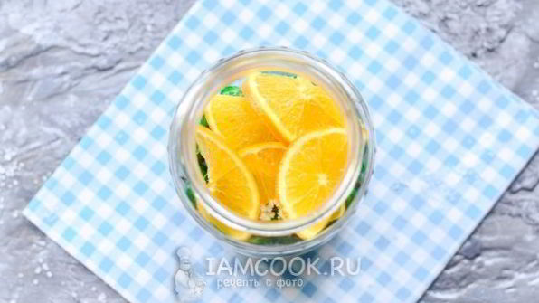 компот из крыжовника с апельсином