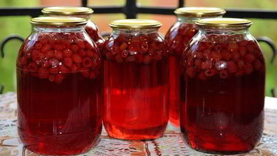 Компот из малины на зиму