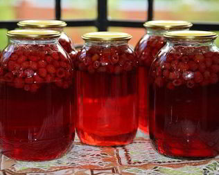 Компот из малины на зиму