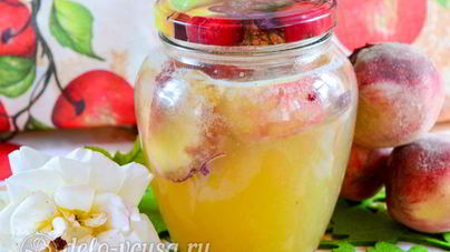 Компот из персиков на зиму