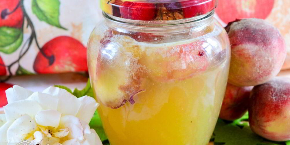 Рецепт компот из персиков на зиму