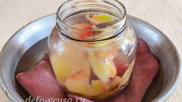 компот из персиков на зиму