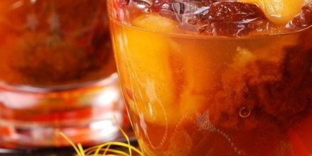 Рецепт компот из сухофруктов с цедрой