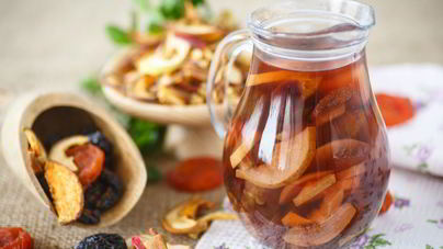 Компот из свежих сухофруктов