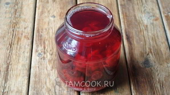 компот из вишни на зиму без стерилизации